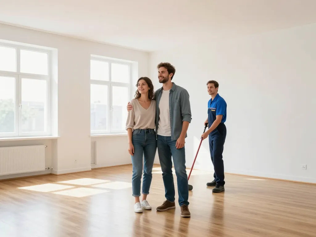 Maison propre après débarras