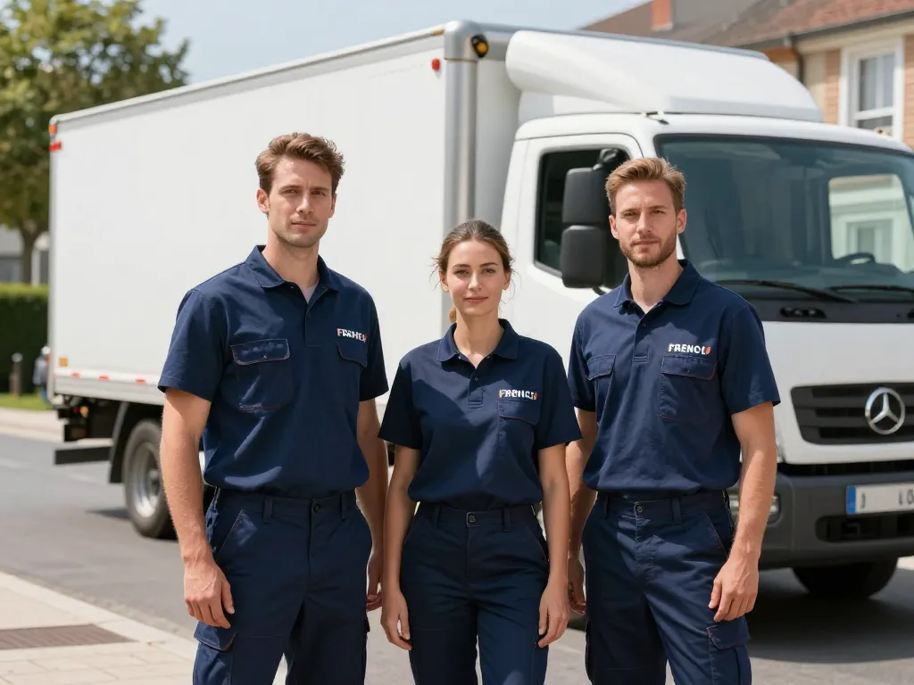 Camion débarras logistique