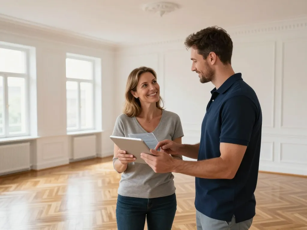 Maison propre après débarras