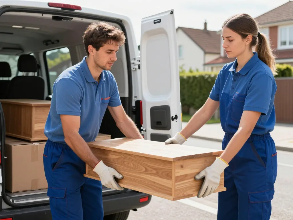 Équipe de débarras professionnel évacuant des encombrants et triant des objets pour le recyclage en Seine-Saint-Denis.